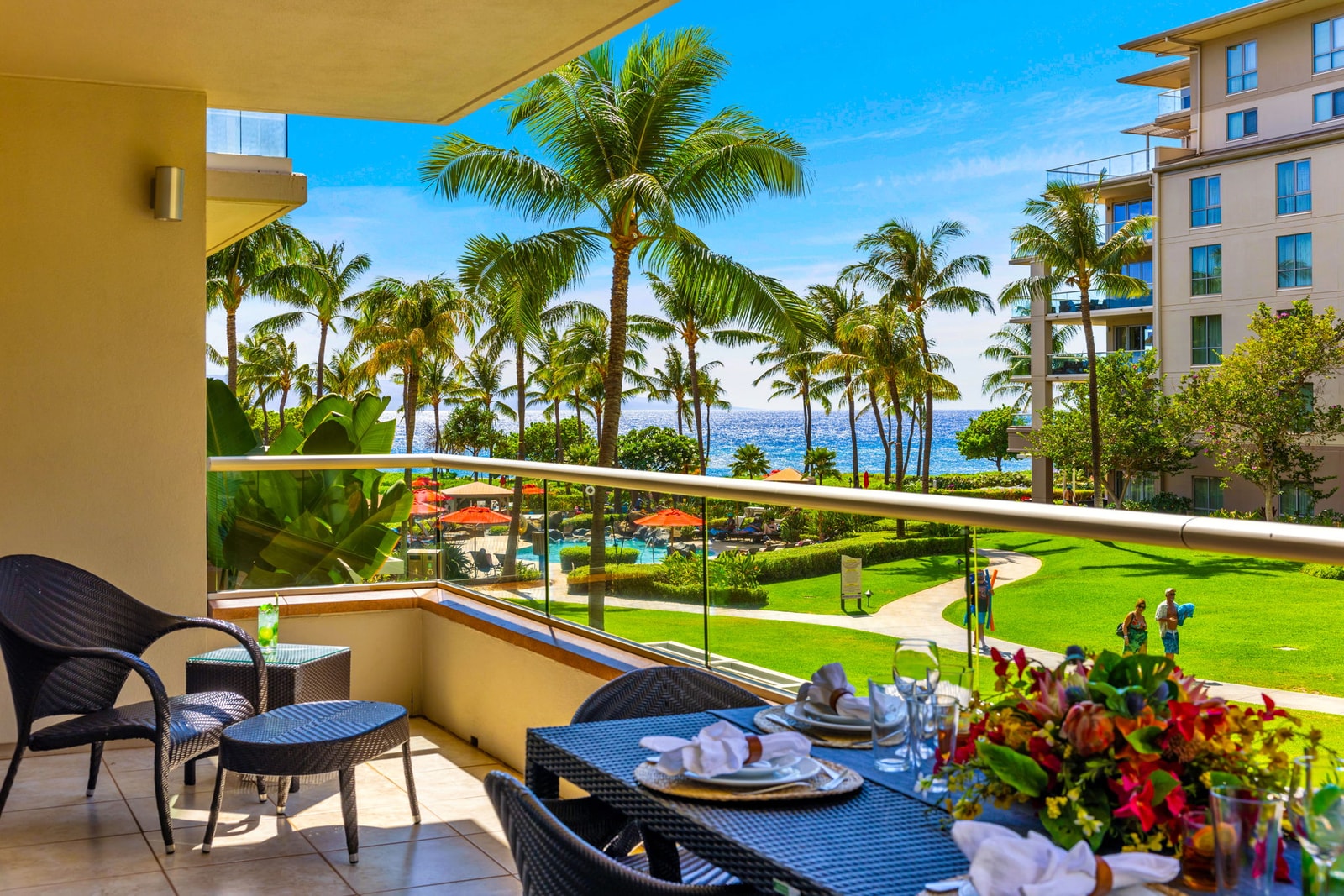Start the day on your private lanai with coffee and breezy Kaanapali vibes