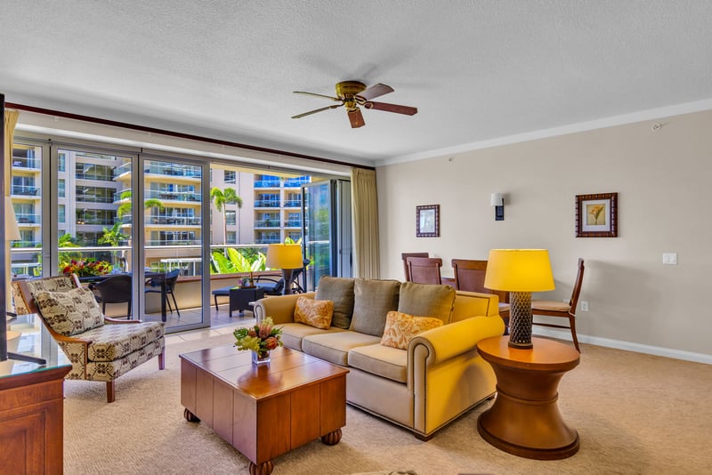 Plush seating and open air breezes keep everyone connected from beach stories to movie night