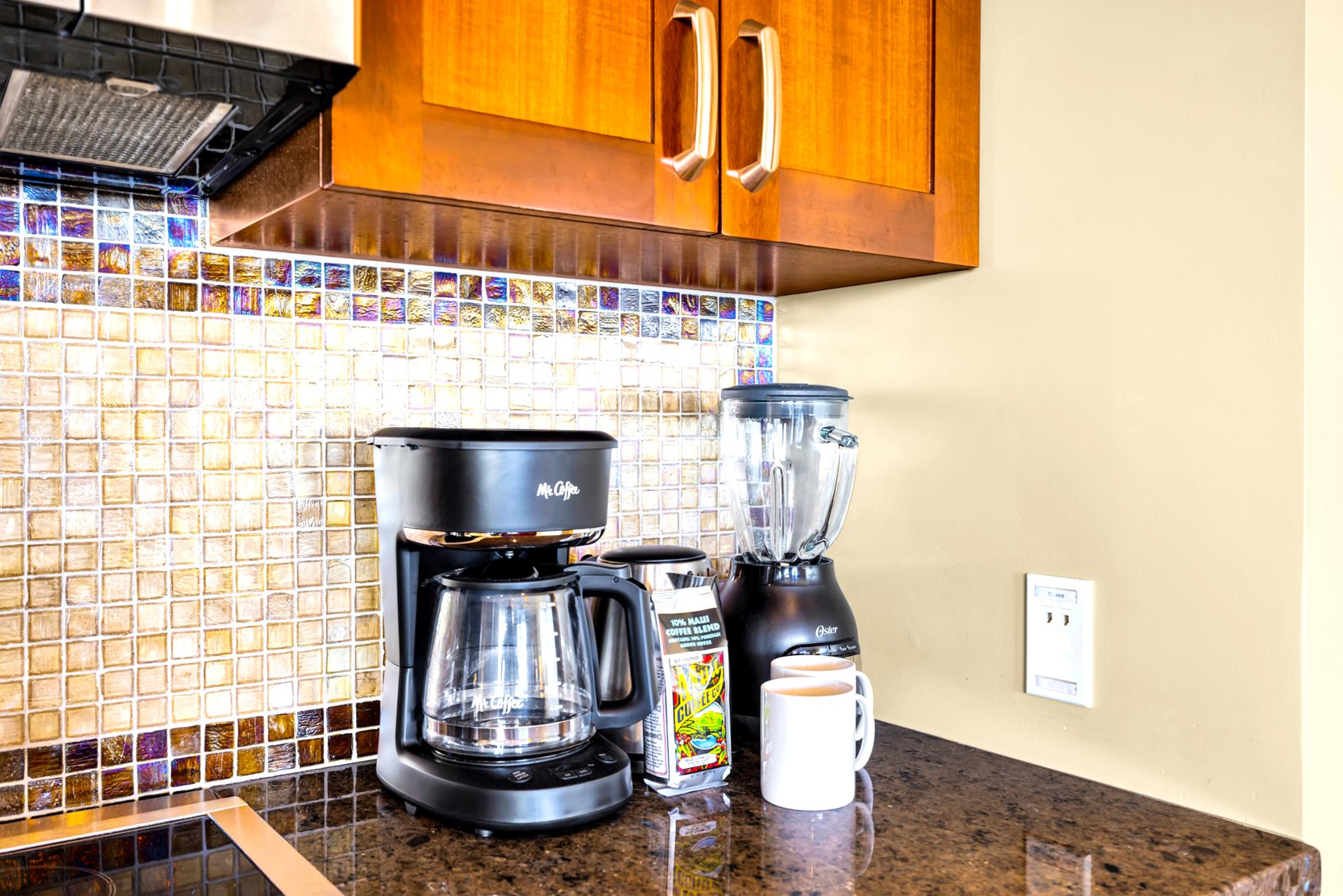 Everything you need to start your day right! Locally roasted coffee included!