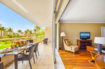 Kick back on your balcony and let the island vibes sink in