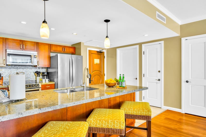 A kitchen ready for late night snacks or full family dinners