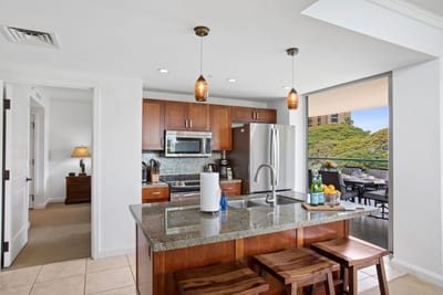 Luxury is served in a kitchen boasting high-end finishes and a beautifully crafted layout