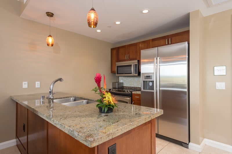 Stainless steel appliances - ready for meal preparation! HKK-424