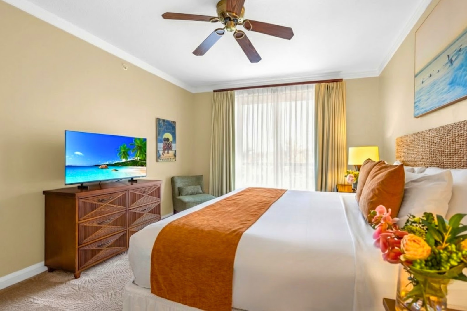 A comfortable and spacious guest bedroom perfect for restful nights HKK-434