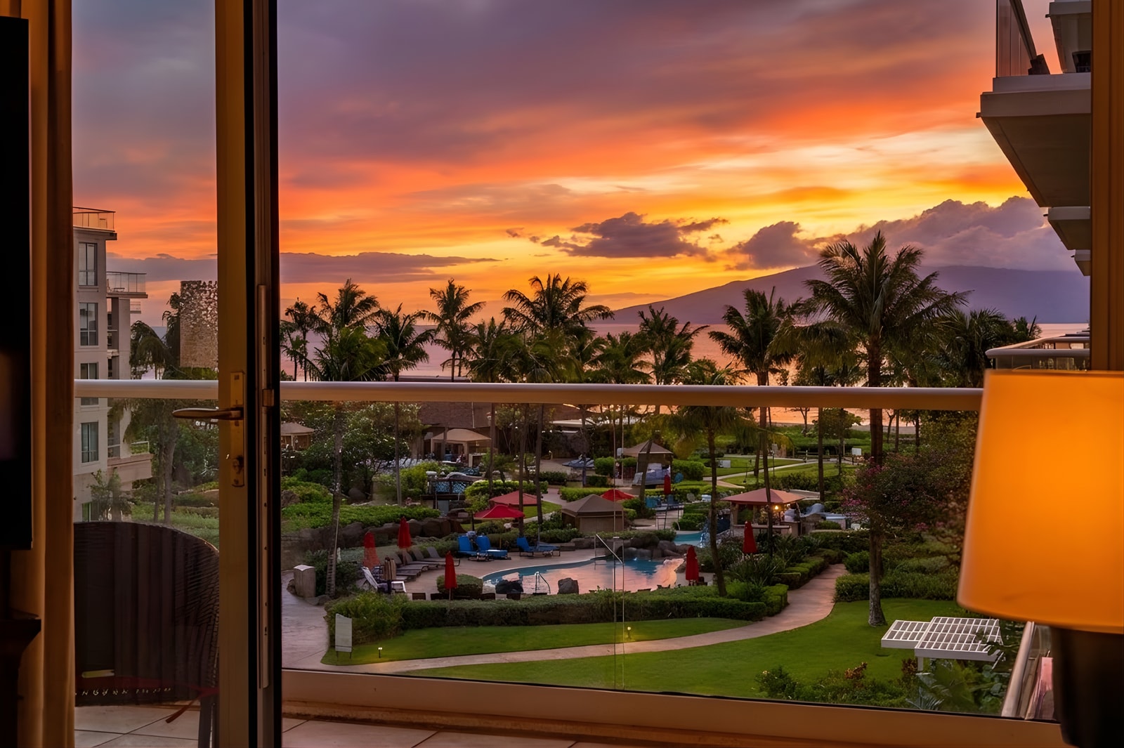 Watch gorgeous sunsets over the Pacific from your personal villa. HKK-439