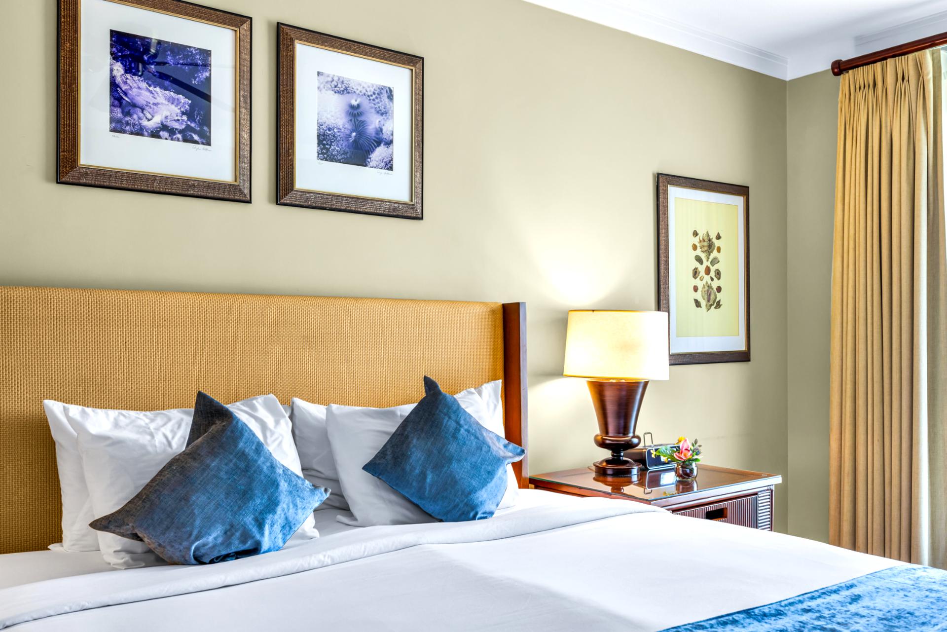 Stylish guest bedroom with soft coastal accents HKK-443