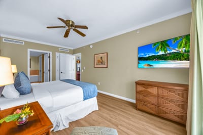 Rest peacefully in a serene primary bedroom retreat featuring luxury linens HKK-443