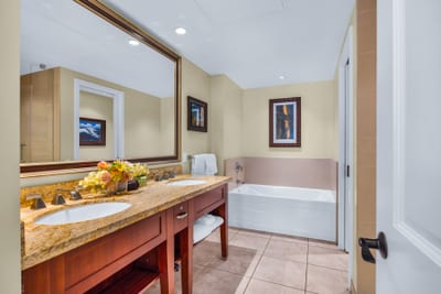 Spa inspired primary bath with soaking tub HKK-443