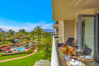 A balcony made for unwinding with island charm