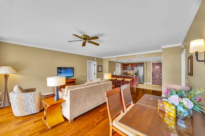 Spacious living area filled with sunshine and good vibes