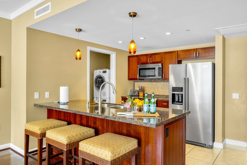 Bright kitchen ready for your favorite vacation recipes