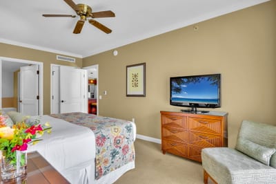 Spacious master suite designed for total comfort