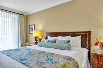 Master bedroom retreat with a plush bed to sink into