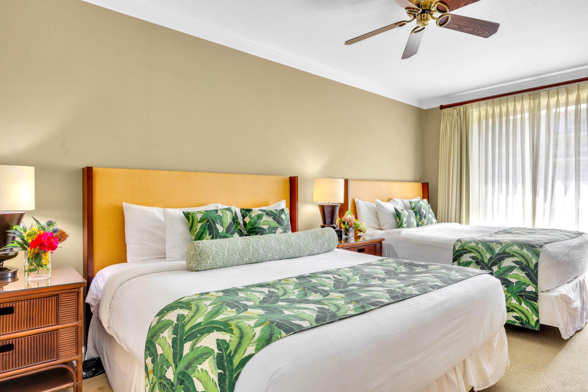 A second guest room designed for comfort and relaxation