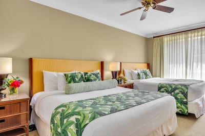 A second guest room designed for comfort and relaxation