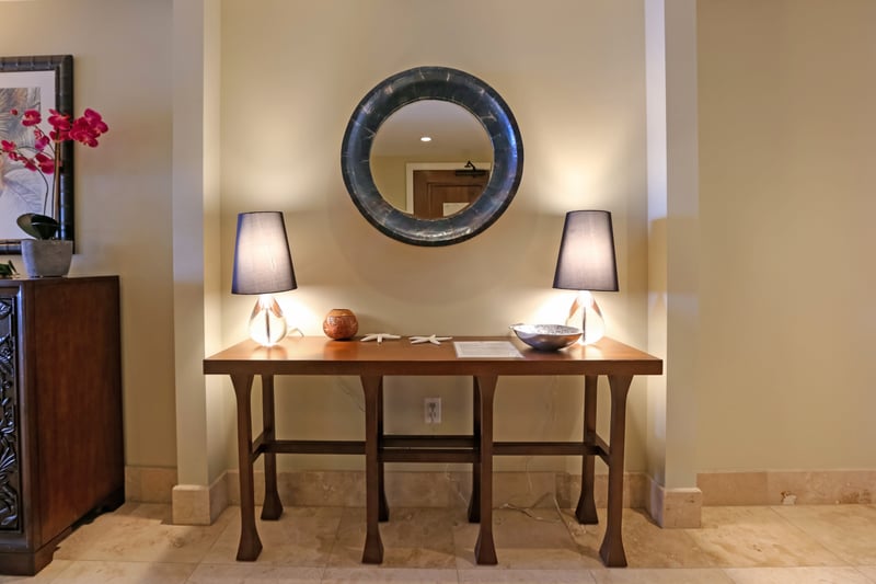 Smart styling and warm touches create a lived in yet elevated feel