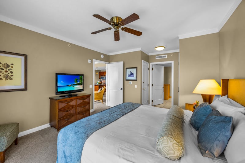 Wake up refreshed in a bright and comfortable bedroom
