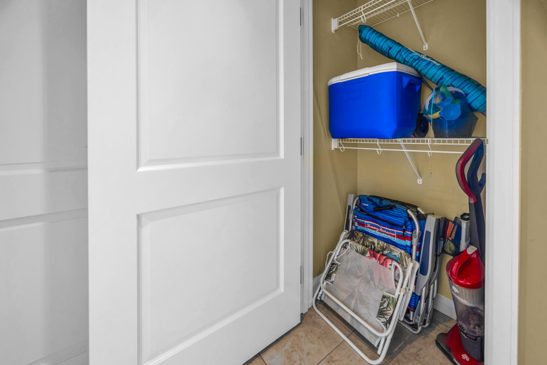 Beach gear is included in your stay so you never miss a beat