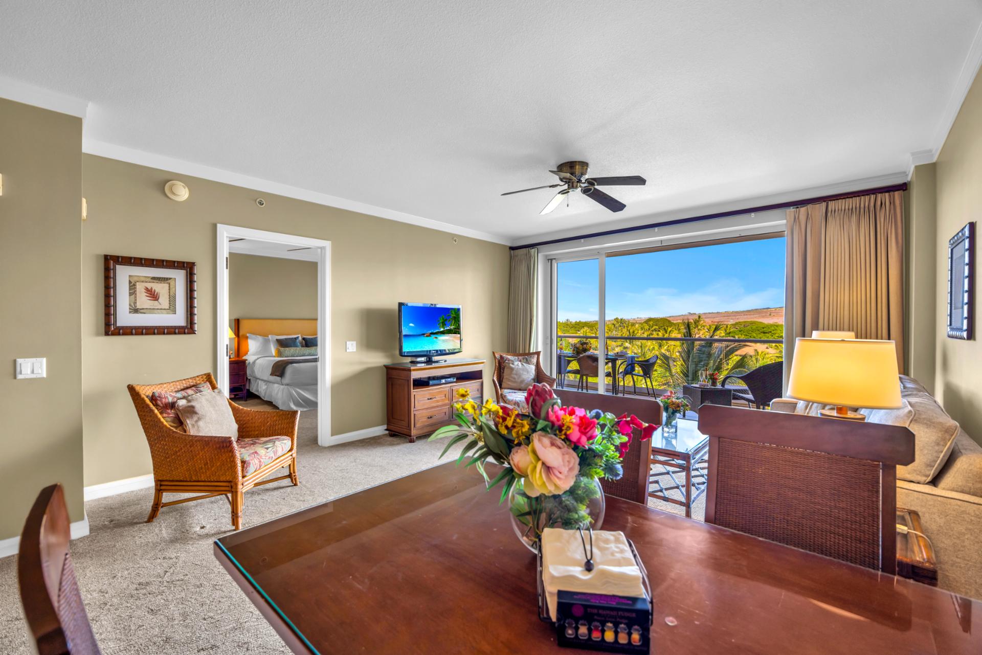 Gather for meals in a welcoming dining area filled with light