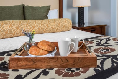 Cozy island mornings await