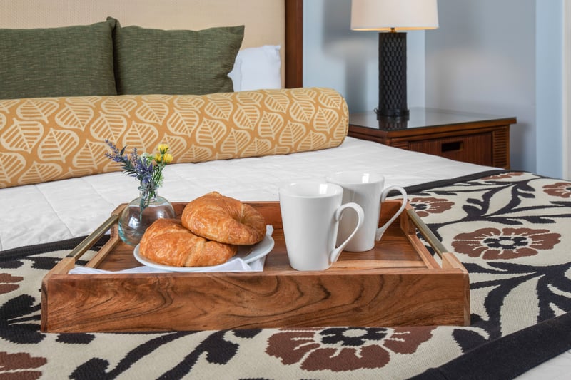 Cozy island mornings await