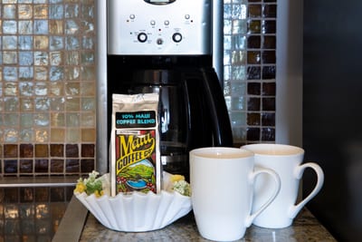 Start your morning with rich Maui coffee and island comfort.