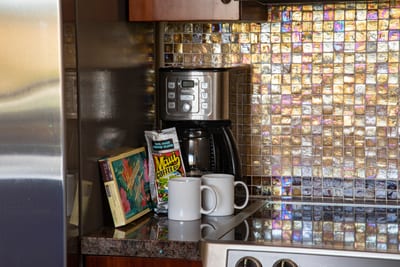 From espresso to entertaining, this kitchen has it all