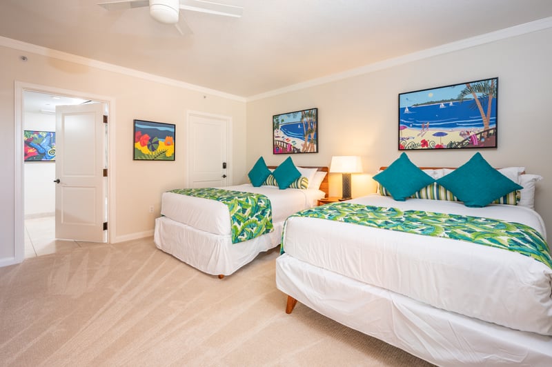 Modern island living with a splash of color and a whole lot of charm