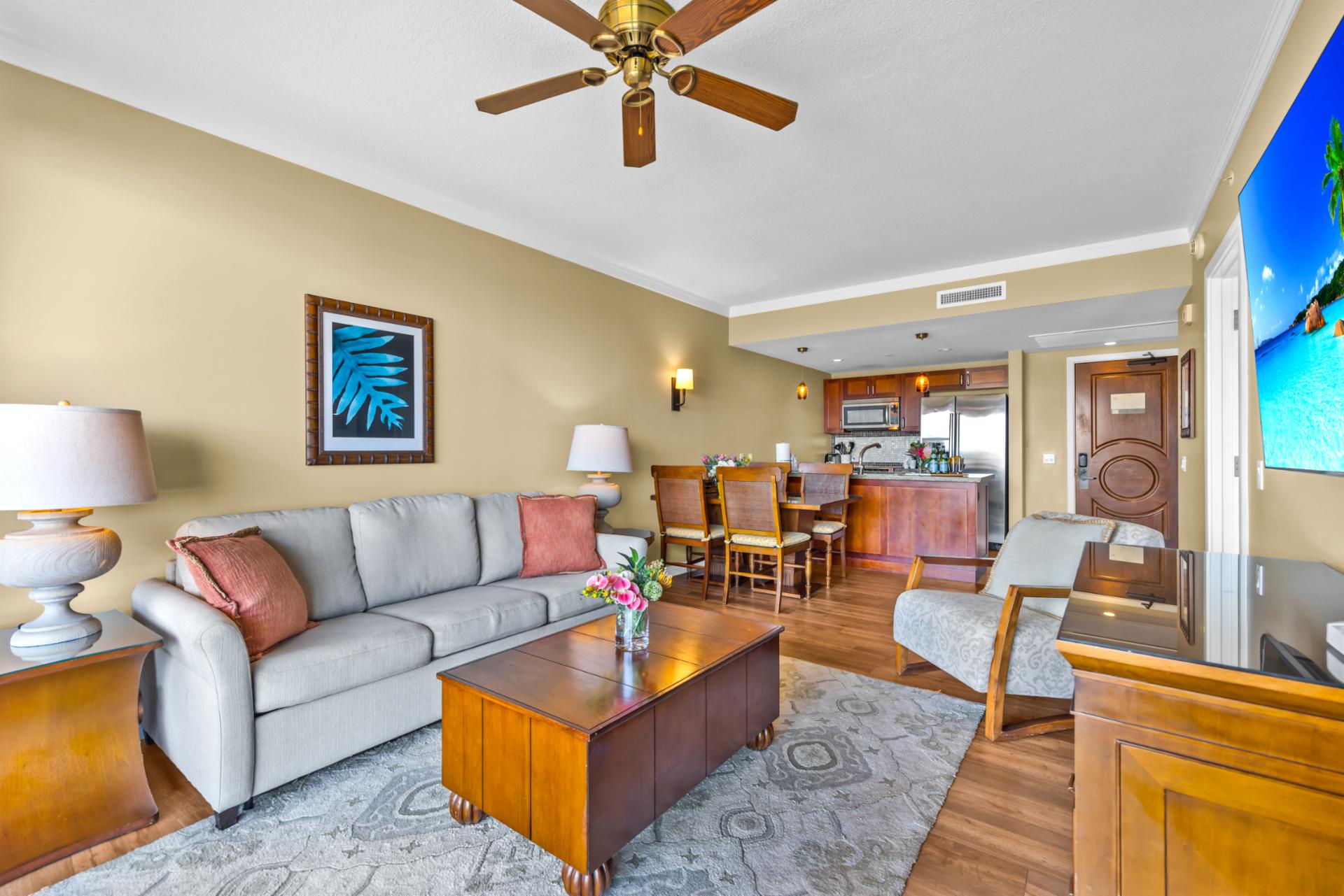 Gather comfortably after a day of adventure