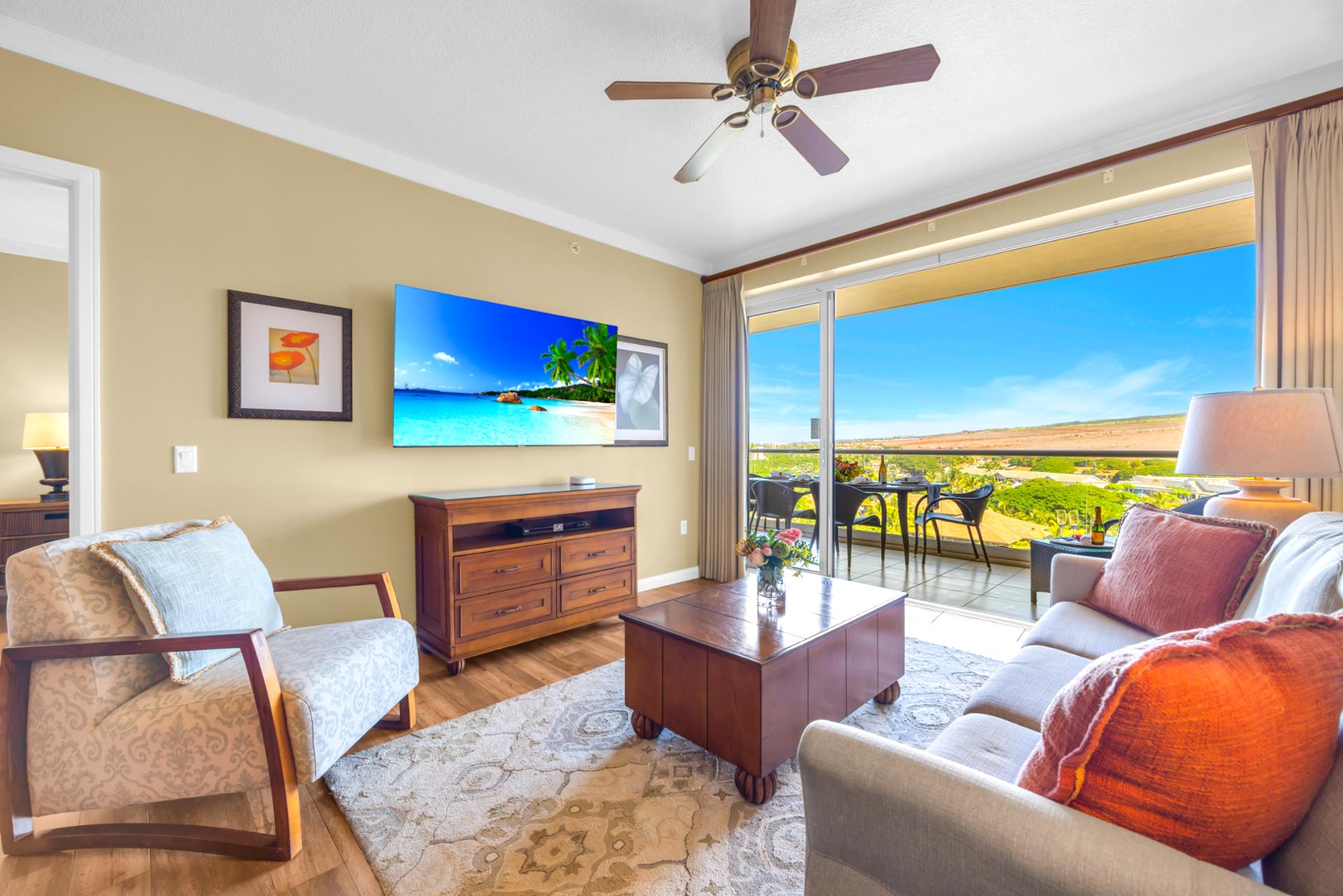 Relax together with views that bring the outdoors in