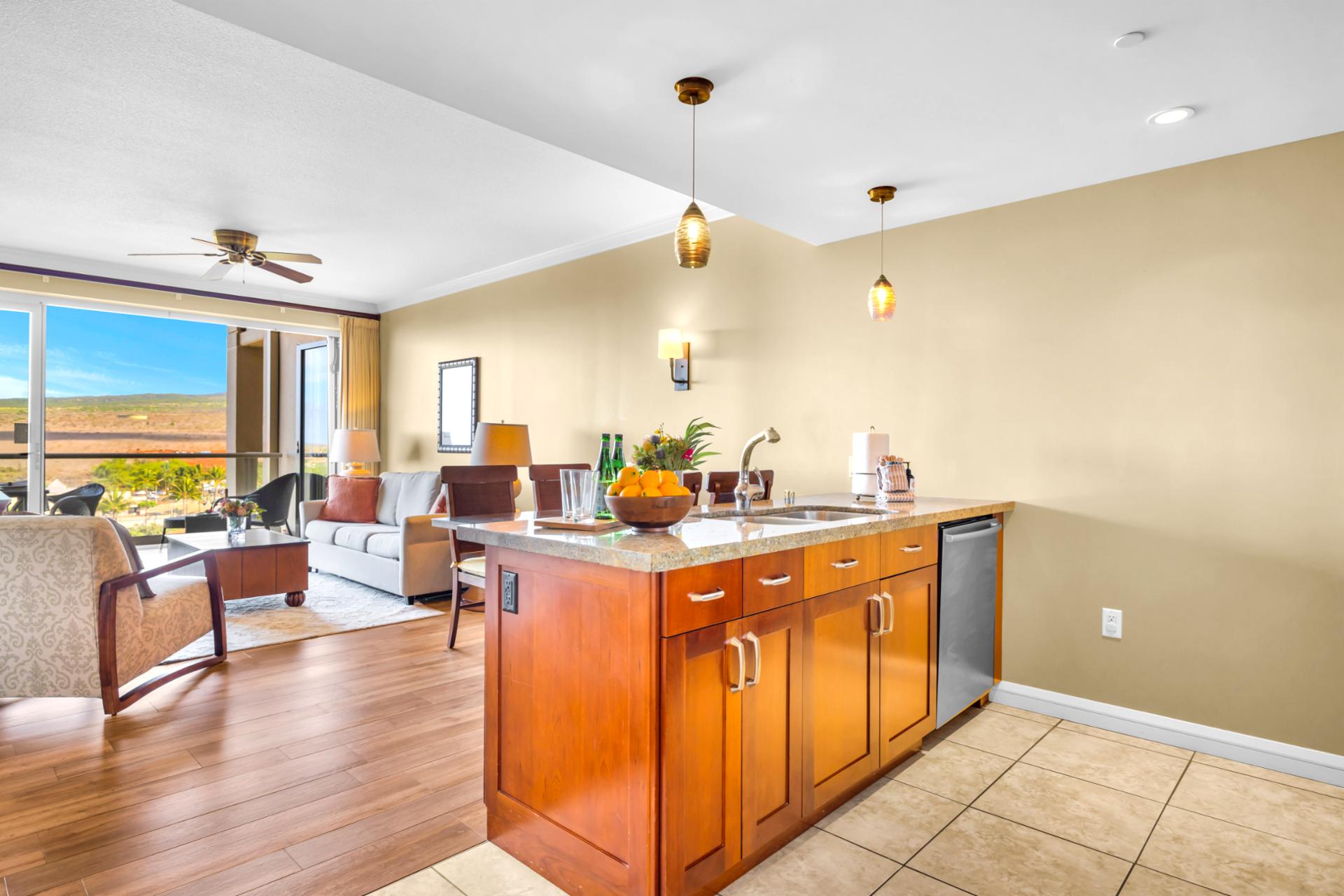 Cook with ease in a bright and open kitchen