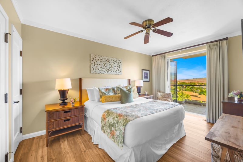 Drift off in a peaceful bedroom with calming views HKK-922