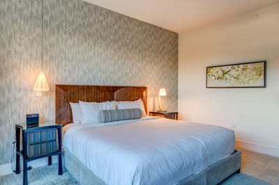 Your island retreat with plush bedding and relaxation no matter what time of day