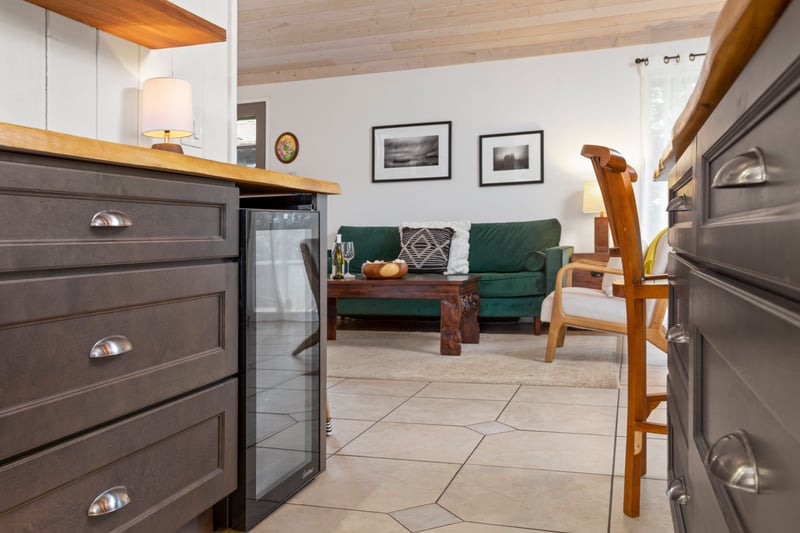 Where butcher-block warmth meets star-tiled charm, this kitchen is a storybook scene for your culinary fairy tale