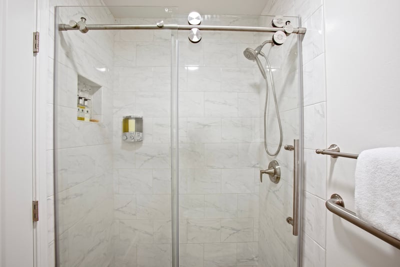 Modern amenities with a hint of tropical charm.