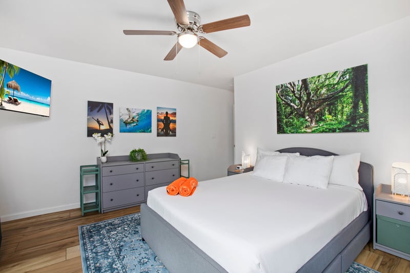Soothing tones, lush views — sleep like you’ve never slept before.