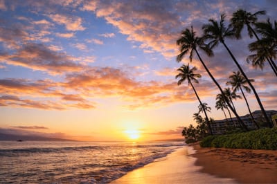 The nearby Kaanapli Beach is the perfect place to catch some beautiful Hawaiian sunsets.