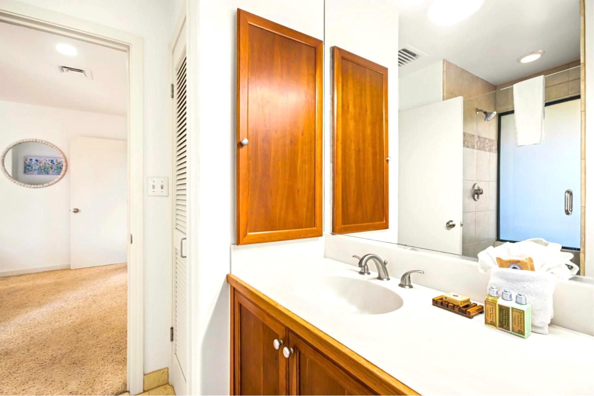 Luxury L'Occitane amenities give your vacation a spa-like feel. 