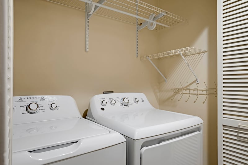     Keep life running smoothly with a laundry room that works hard for you.
