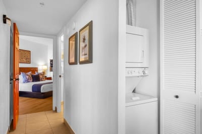 The convenient in-unit laundry ensures you can pack light and enjoy every moment on Maui KS-104