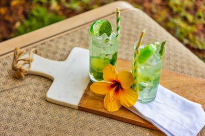 Unwind on your lanai with a refreshing tropical drink KS-104