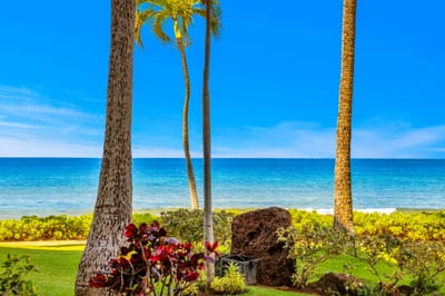 Views of swaying palms and sparkling ocean waters await beyond your lanai doors KS-104
