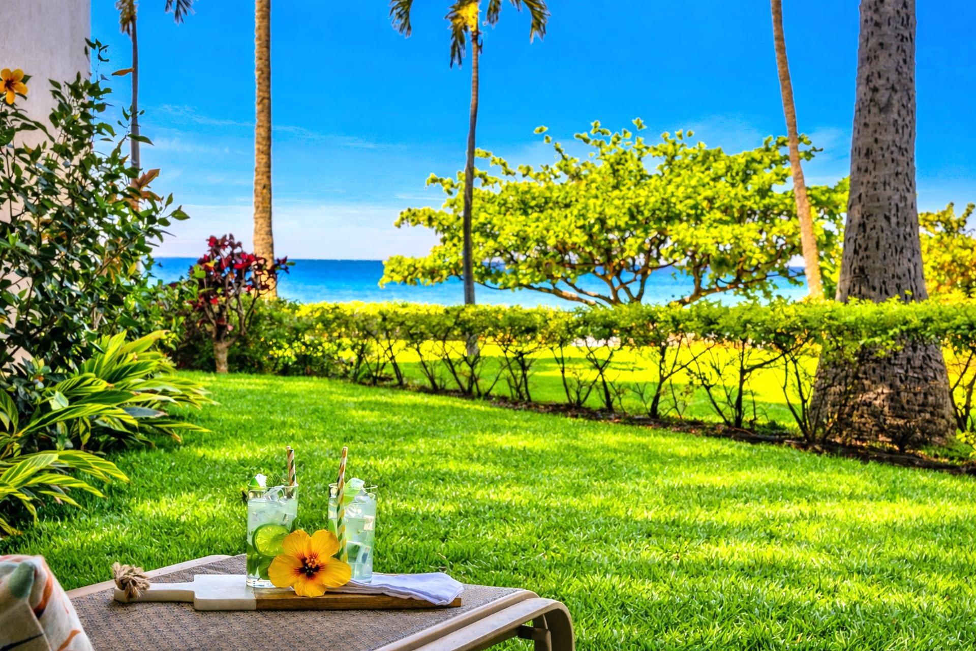 Crystal-clear turquoise waters and golden sands stretch endlessly before you at Kaanapali