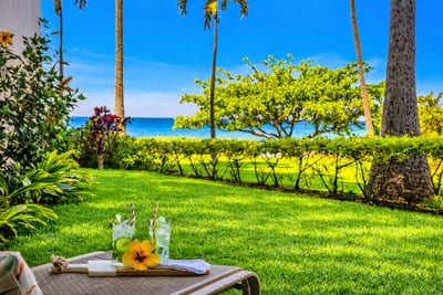 Crystal-clear turquoise waters and golden sands stretch endlessly before you at Kaanapali KS-104