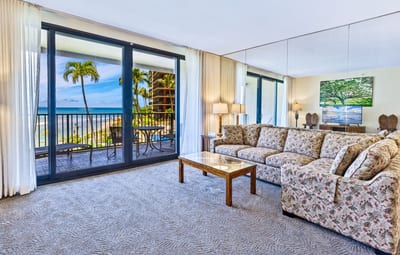 Oceanfront retreat with tropical charm and breathtaking island sunset views.