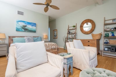 Whether reading or reconnecting, this space blends comfort and style with a welcoming aloha spirit in your master suit KBV-12B3
