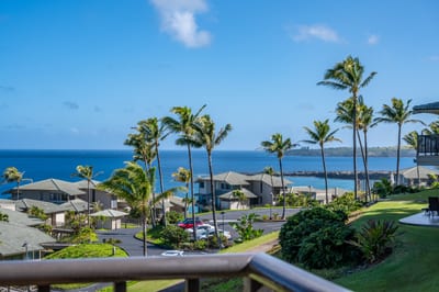 Wake up to wide-open coastal beauty and island breeze, right outside your door on this peaceful lanai KBV-12B3