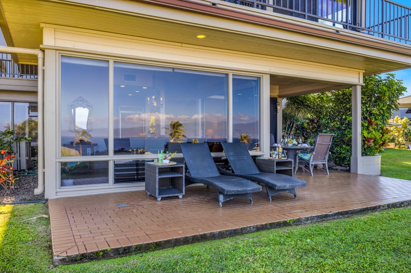 Stretch out and relax with coastal scenery just beyond