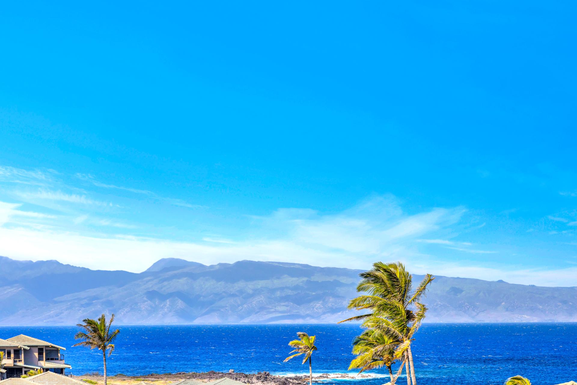 Take in endless ocean views beneath bright island skies