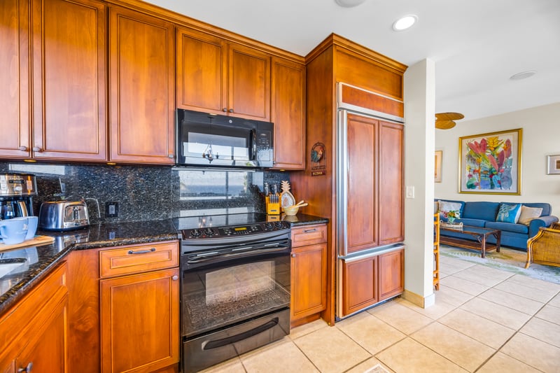 Cook comfortably in a warm and inviting kitchen